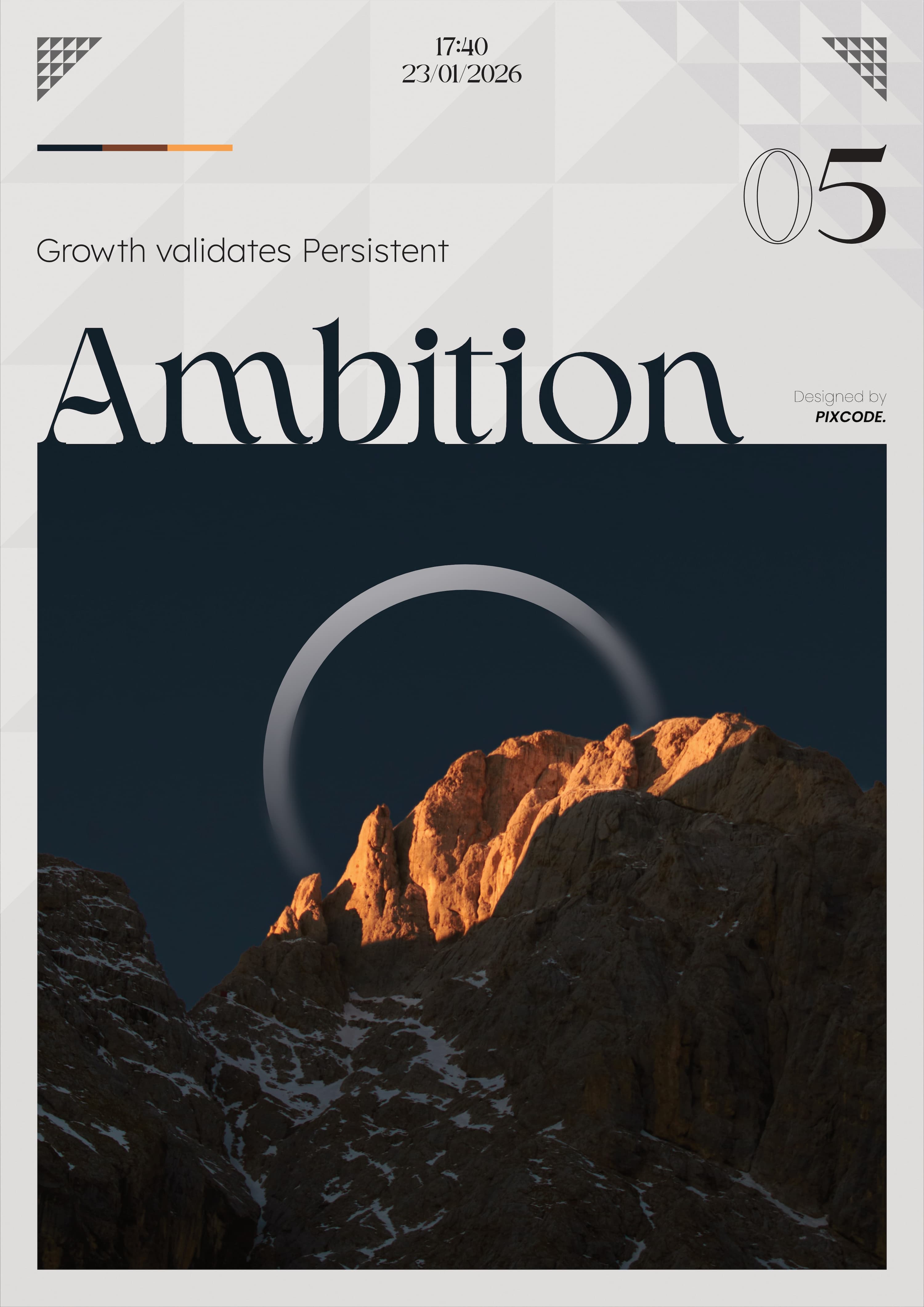 Growth validates persistent ambition